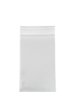 의류 폴리백 포장비닐 투명봉투 접착 10x17+3 (100장)