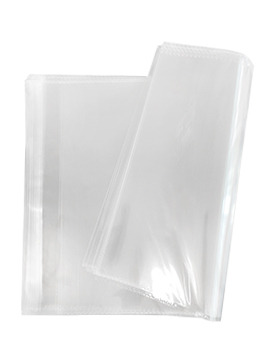 의류 폴리백 포장비닐 투명봉투 접착 50x61+4 (100장)
